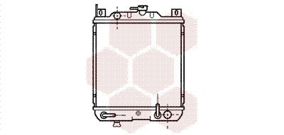 VAN WEZEL Radiaator,mootorijahutus 52002019